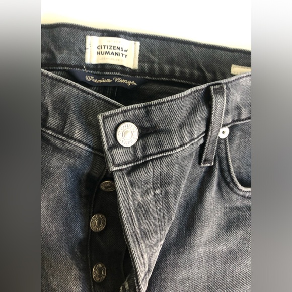 Citizens of Humanity Emerson in Whisper Gray Relaxed Sim Boyfriend Jeans Size 27 - Picture 5 of 15